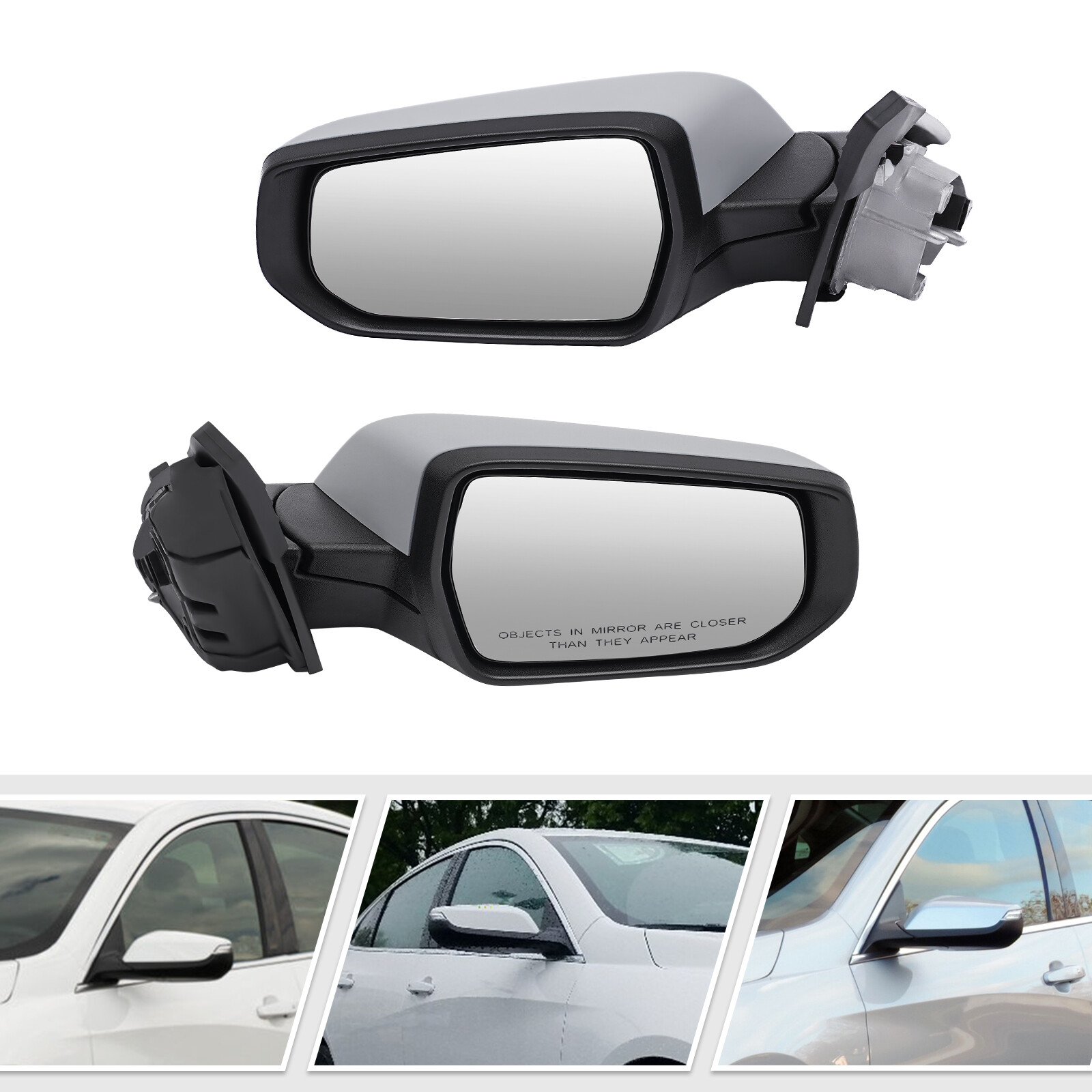 Heated Turn Signal Mirror 7-Pin for 2016-2022 Chevy Malibu LT Left & Right Side