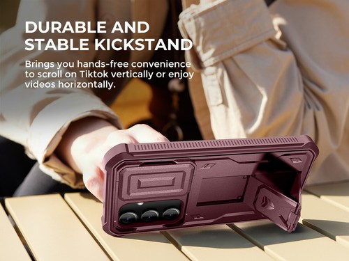 Dexnor Full Body Case for Samsung Galaxy S24 Heavy Duty Shockproof Rugged Cover - Picture 81 of 84