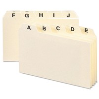 Smead 56076 Manila Heavyweight Card Guides With A-z Tabs - Smd56076 Smead 56076 Manila Heavyweight Card Guides With A-z Tabs - Smd56076