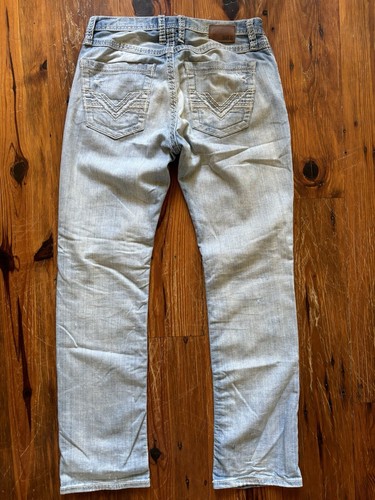 BKE Derek Jeans Men’s 30 R X 32 Blue Straight Leg Distressed Y2k - Picture 6 of 7