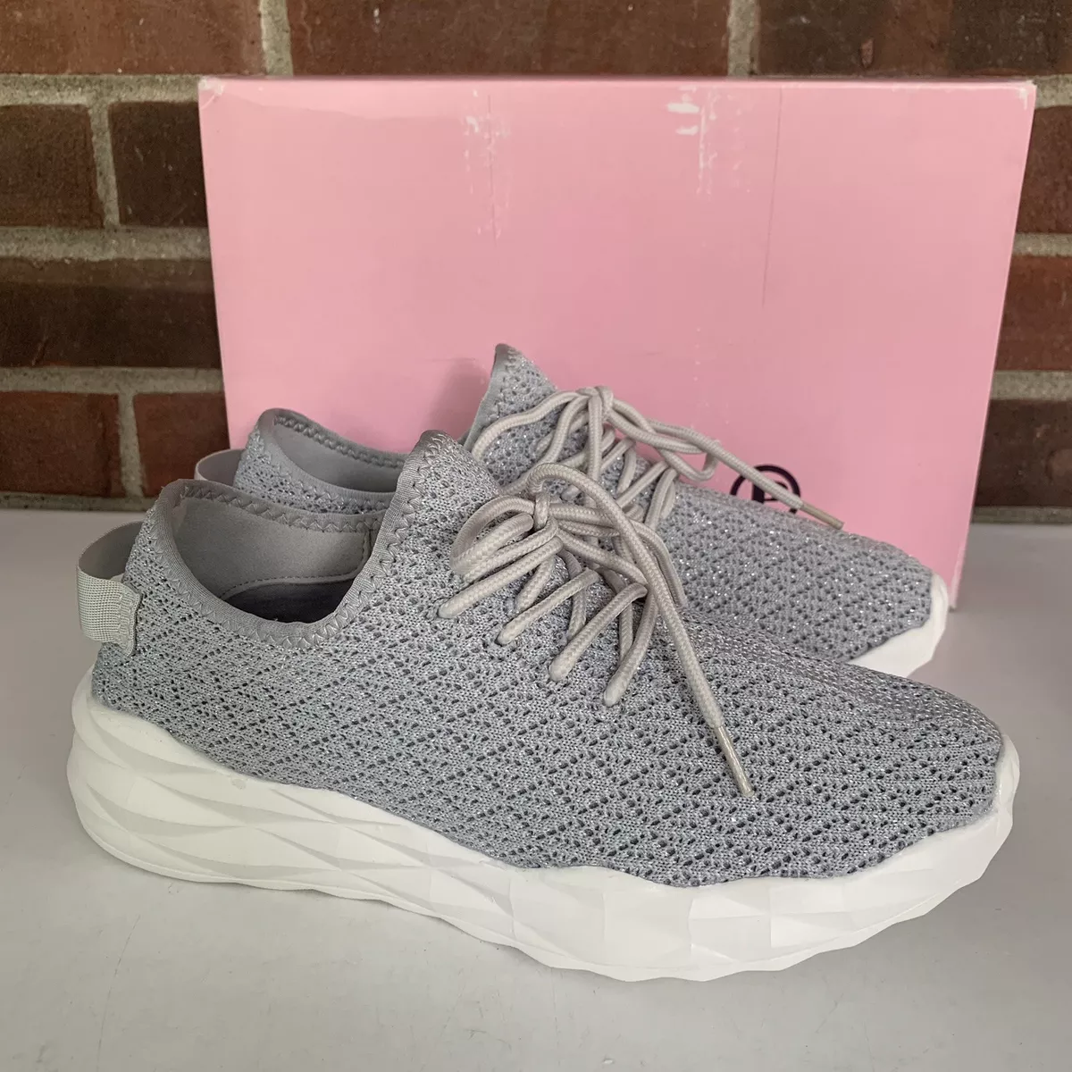 Proxy Womens Anvika Gray Athletic Shoes Sneakers 10 N Narrow Width