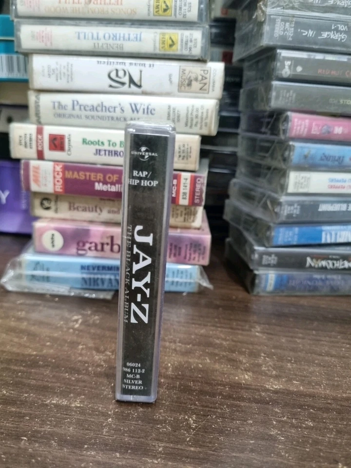 Jay-Z The Black Album INDIA CASSETTE SEALED MINT TAPE Hip Hop - Image 2 of 3