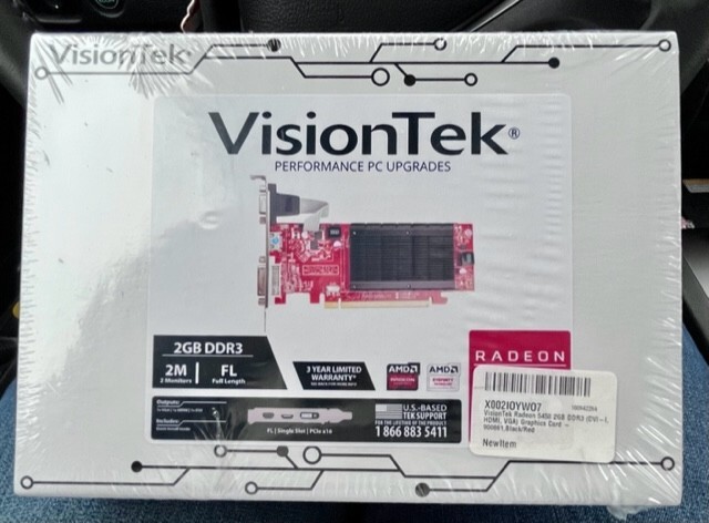 VisionTek AMD Radeon HD 5450 2GB DDR3 Graphics Card (900861)