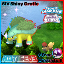 6IV Shiny Grotle Pokemon Brilliant Diamond Shining Pearl