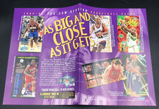 1994-95 Fleer NBA Jam Sessions Basketball Sell Sheet Poster Ad Barkley Kukoc