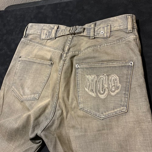 Buckle Denim Dungaree Pants Jeans 