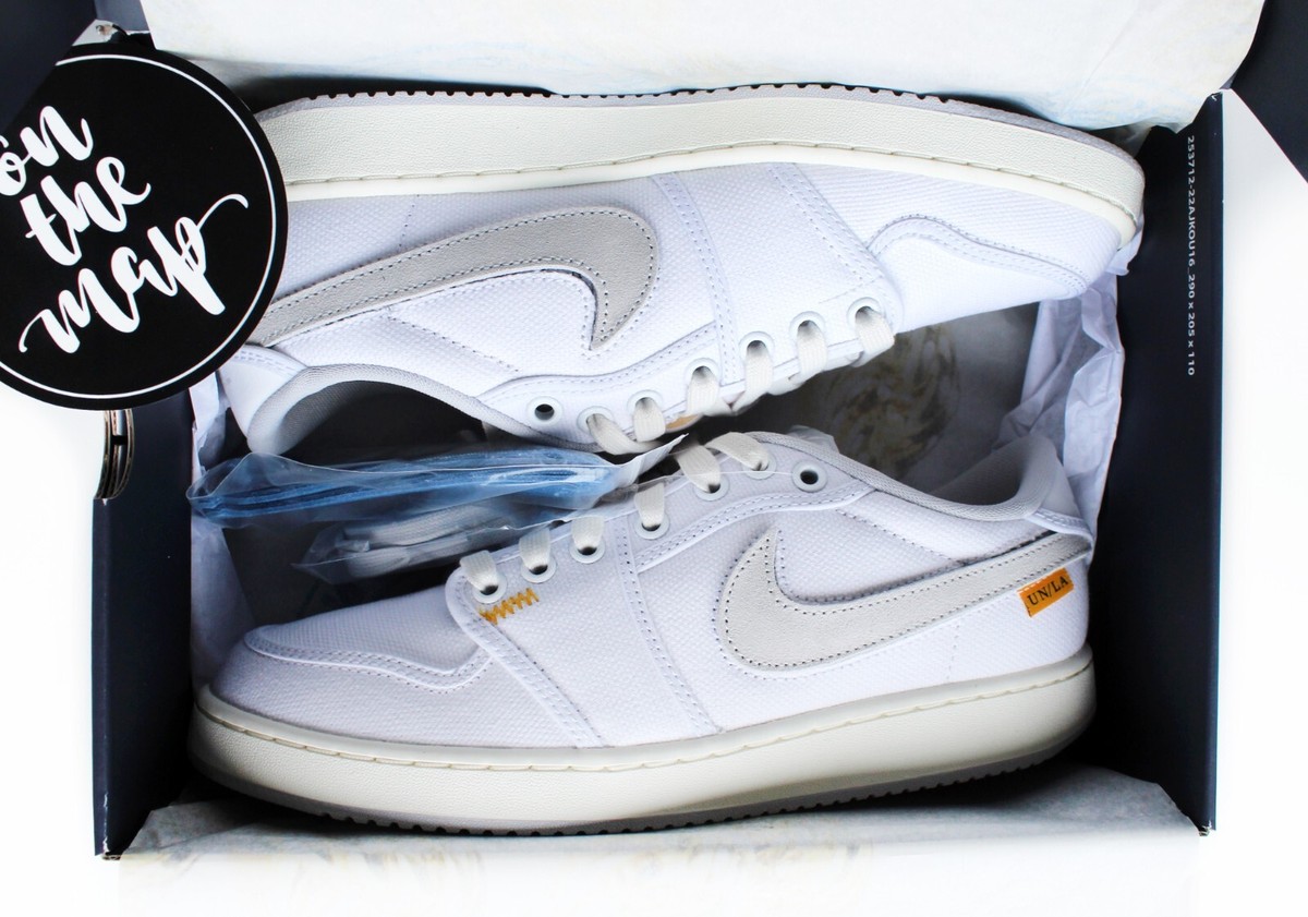 Air Jordan 1 Low AJKO SP x Union LA White Canvas UK 7 US 8 EUR 41
