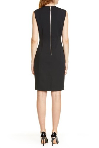 NEW Ted Baker Saloted Sleeveless Wool Blend Sheath Dress - SZ 3 US 8 #TED413 - Picture 5 of 8