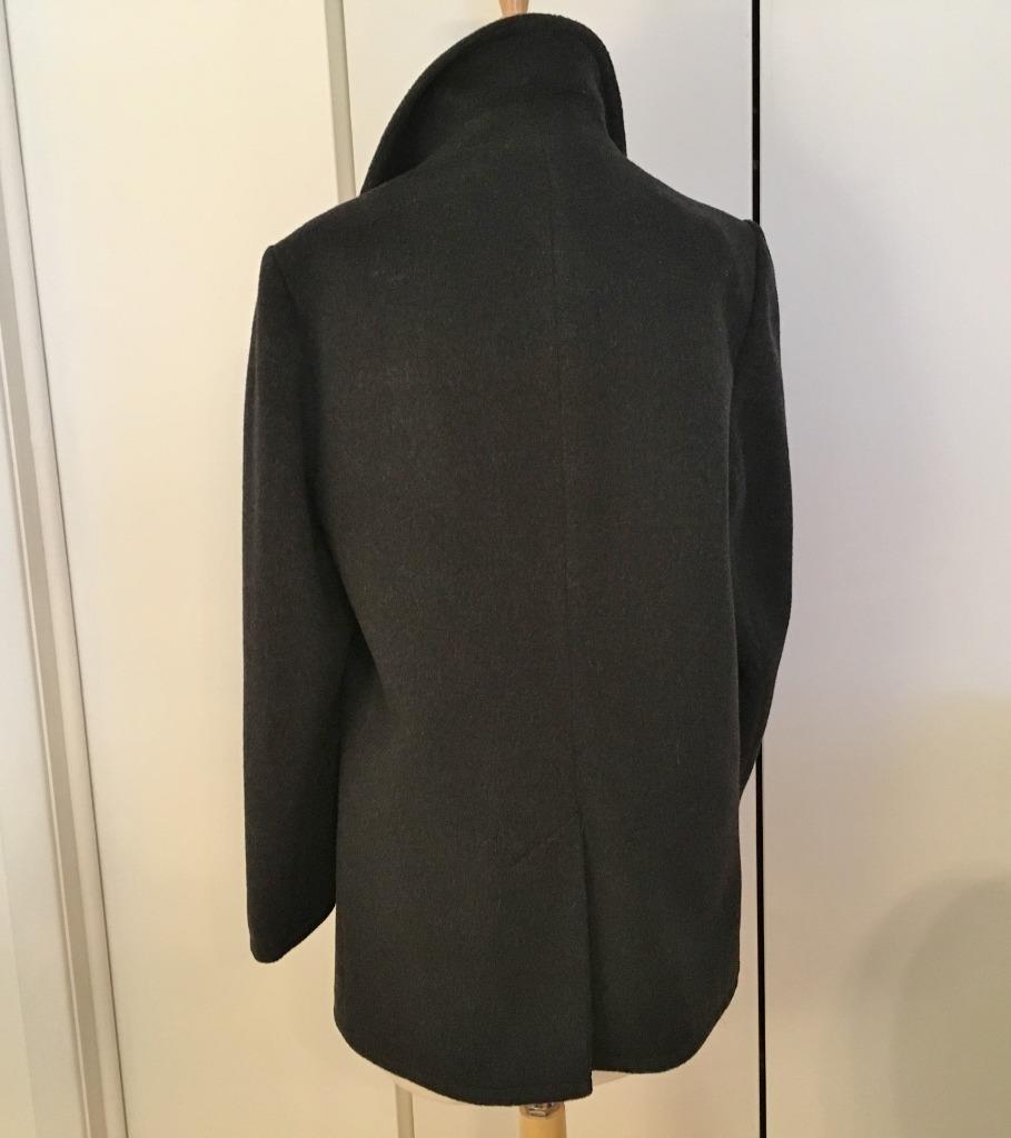 Vintage J. Hook Wool Pea coat Grey heather 100 wool … Gem