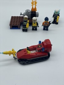 LEGO City 60106 Fire Starter Set 2016 99% Complete With Manual