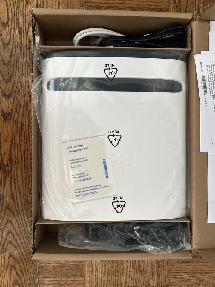 NEW Bell Home Hub 4000 Fast 5689) WIFI 6 Fibre Modem NIP eBay