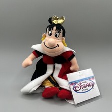 Queen Of Hearts RETIRED Disney Store Mini Bean Bag Alice 8" Beanie Plush Toy WT