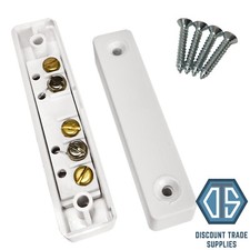 Burglar Alarm Door Contacts White Surface Magnetic 5 Terminal Contact Type