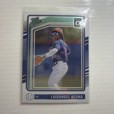 2024 Panini Donruss Optic Luisangel Acuna Rated Prospect #175 New York Mets