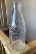 Northern Cooperative Dairies Aberdeen, Vintage Glass Milk Bottle 1 Pint Embossed