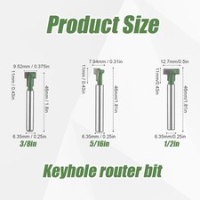 3/16 Radius Round Over Edge Forming Router Bit - 1/4 Shank - Yonico 13962q eBa