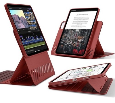 Red ESR Case for iPad Pro 12.9 (6th/5th Gen, 2022/2021), Removable Magnetic