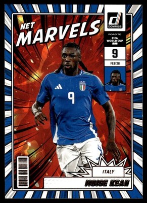 2025-26 Donruss Road to FIFA World Cup Moise Kean Net Marvels