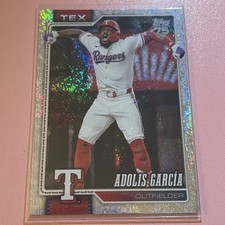 2026 Topps Series 1 ADOLIS GARCIA Sandglitter -TEXAS RANGERS- #318