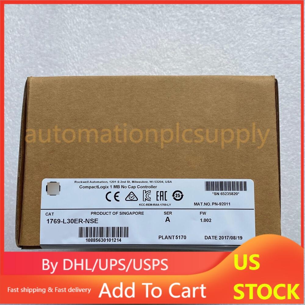 1PC New 1769-L30ER-NSE Controller Ethernet Processor Module free shipping#RX