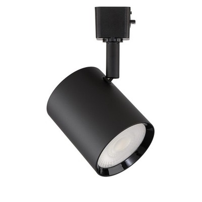 WAC Lighting Charge 1Lt LED Track Head/16W/LStyle/2 Wire, Black - L-8020-CS-BK