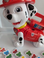 VTech Paw Patrol Treat Time Marshall With Alphabet Bones Complete Tested