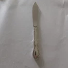 Vintage Gorham Sterling Handle Master Butter Knife Stainless Blade "Rose Tiara"