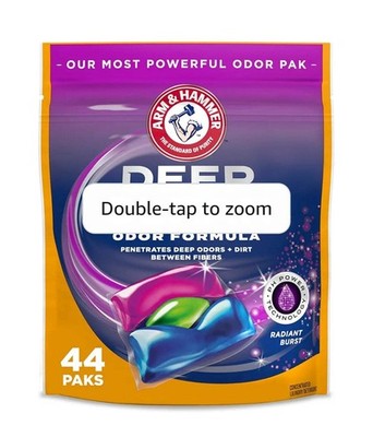 ARM & HAMMER Deep Clean Odor Formula Laundry Detergent Power Paks - Radiant Burs