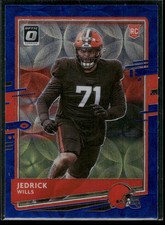 2020 Donruss Optic #119 Jedrick Wills Blue Scope