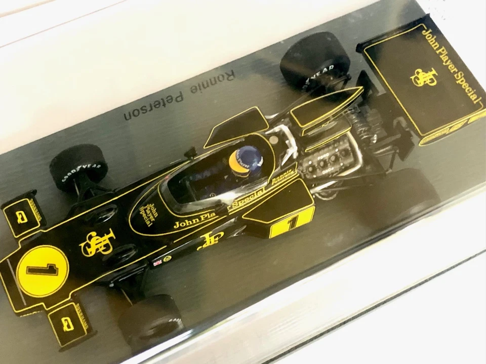 F1 1:43 Spark S4835 Lotus 72E R.Peterson 1st Monaco GP 1974, Full Tobacco Livery - Immagine 4 di 4