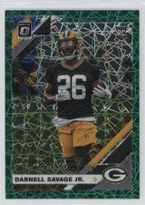 2019 Panini Donruss Optic Rookies Green Velocity Prizm Darnell Savage Jr 1ek2