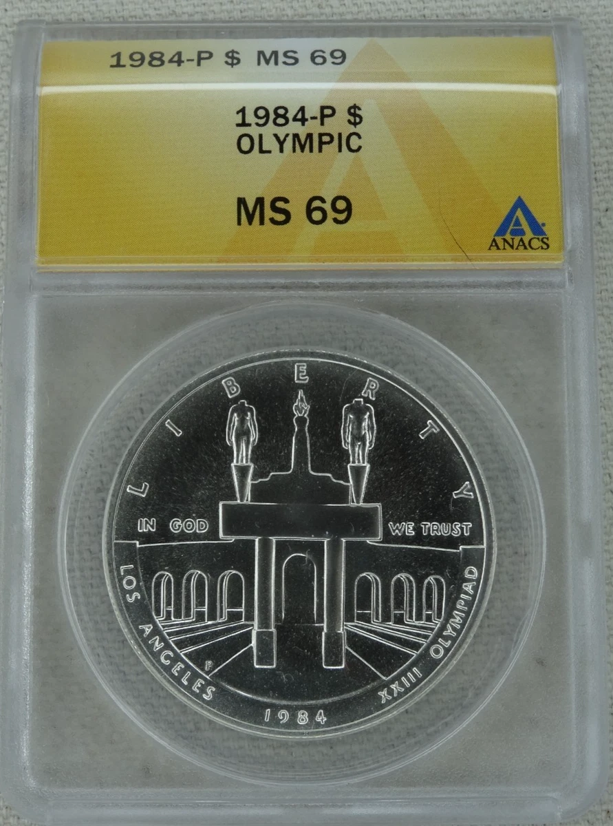 $1 1984 US Modern Silver/Clad Commemorative Coins (1982-Now) for