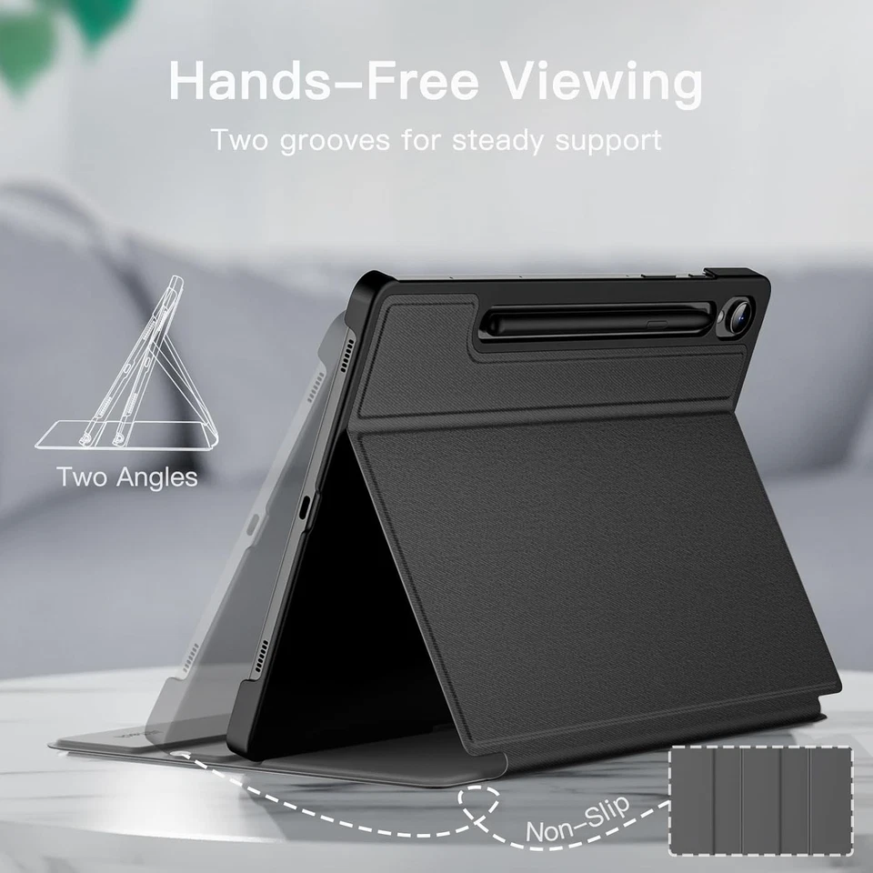 JETech Case for Samsung Galaxy Tab S9 11-Inch with S Pen Holder, Slim Black  - Image 3 of 4