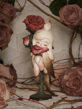 CANDCHAKA CHAKA L'USIGNOLO E LA ROSA H19CM FIGURA