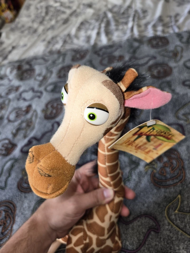 Naco Melman Giraffe Madagascar Stuffed Plush DreamWorks NEW With Tags - Image 4 of 4