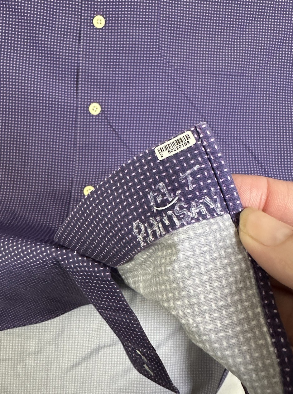 Peter Millar Men's Button Down LS Medium Purple G… - image 10