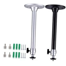 2 Pack Mini Ceiling Projector Mount Set, Adjustable Drop Ceiling Wall 