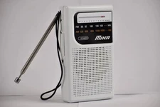 AM/FM Pocket Portable Radio, Small Radio Battery Operated, Best Mini Radio Anten