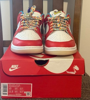 Nike Dunk Low QS LeBron James Fruity Pebbles Men's Sneakers 2022 Size 10