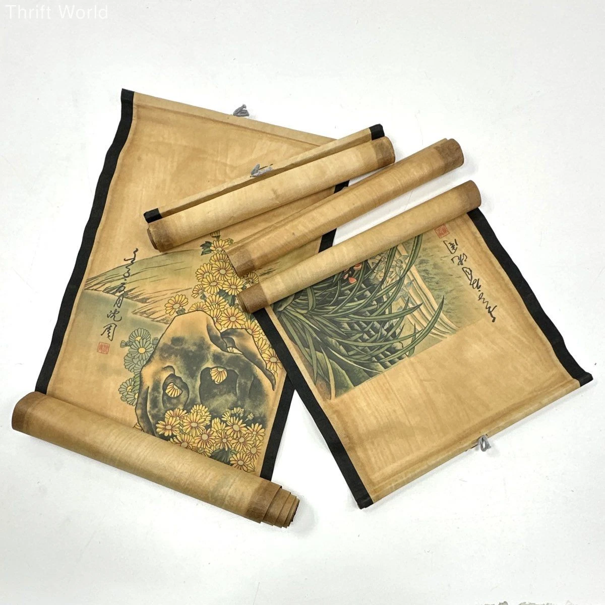 Vintage Original Antique Japanese Paintings & Scrolls for sale | eBay