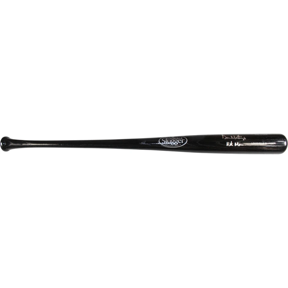 Don Mattingly Autographed New York Yankees LS Bat Hit Man Insc Beckett 59160 - Image 2 of 4