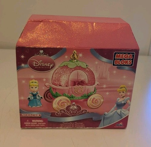 MEGA BLOKS #7612 Disney Princesses Cinderella's Carriage Sealed In Box - Picture 1 of 19