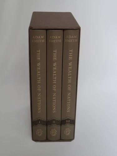 The Wealth Of Nations In 3 Complete Volumes By Adam Smith The Folio Society