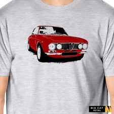 MotorArt - Classic Alfa GT Car Illustration Design T-Shirt