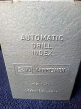 VINTAGE DRILL BIT BOX CRAFTSMAN 1/16-3/8by 64...