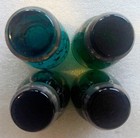 Vintage Venetian Green Glass Decanter with Silver Overlay and 6 Shot Glasses  — photo 6