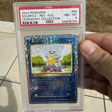 PSA 8 Squirtle 95/110 Legendary Collection Reverse Holo Pokemon 2002 Rare on eBay