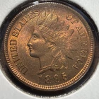 1895 Indian Head Cent Type Coin Copper Coin