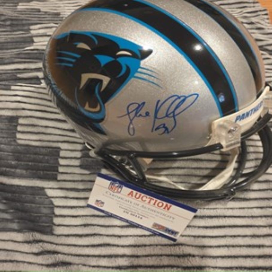 Luke Kuechly Autographed Signed Carolina Panthers Full Size Authentic Helmet 