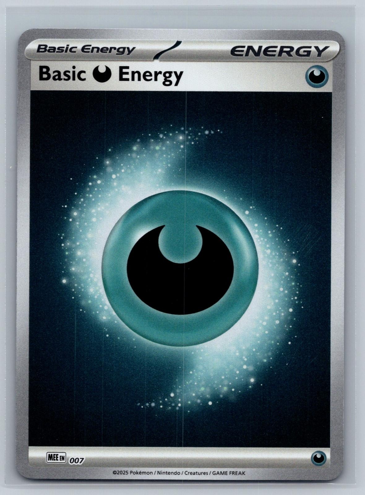 Basic Darkness Energy - 007 7 Mega Evolution Pokemon Card Reverse Holo NM